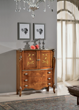 5461/P - Wooden highboard with doors and drawers by Tarocco Vaccari Group - view 3